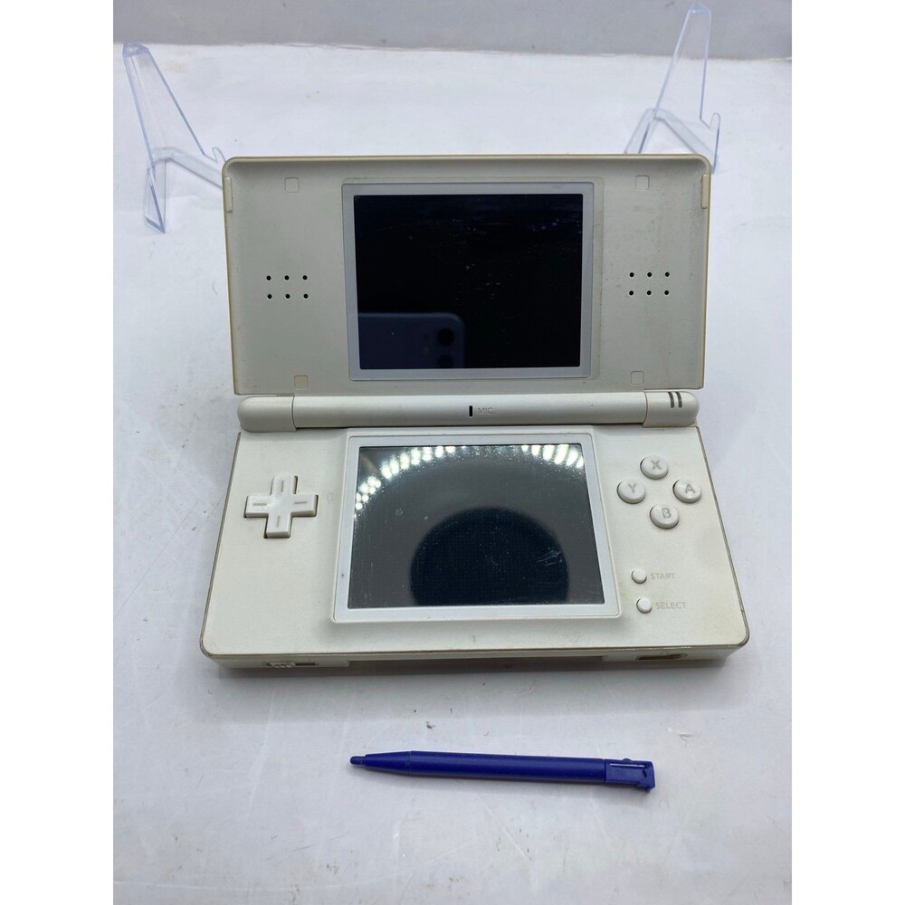 Nintendo DS Lite Handheld Console - Polar White W/ Charger Stylus GBA game boy